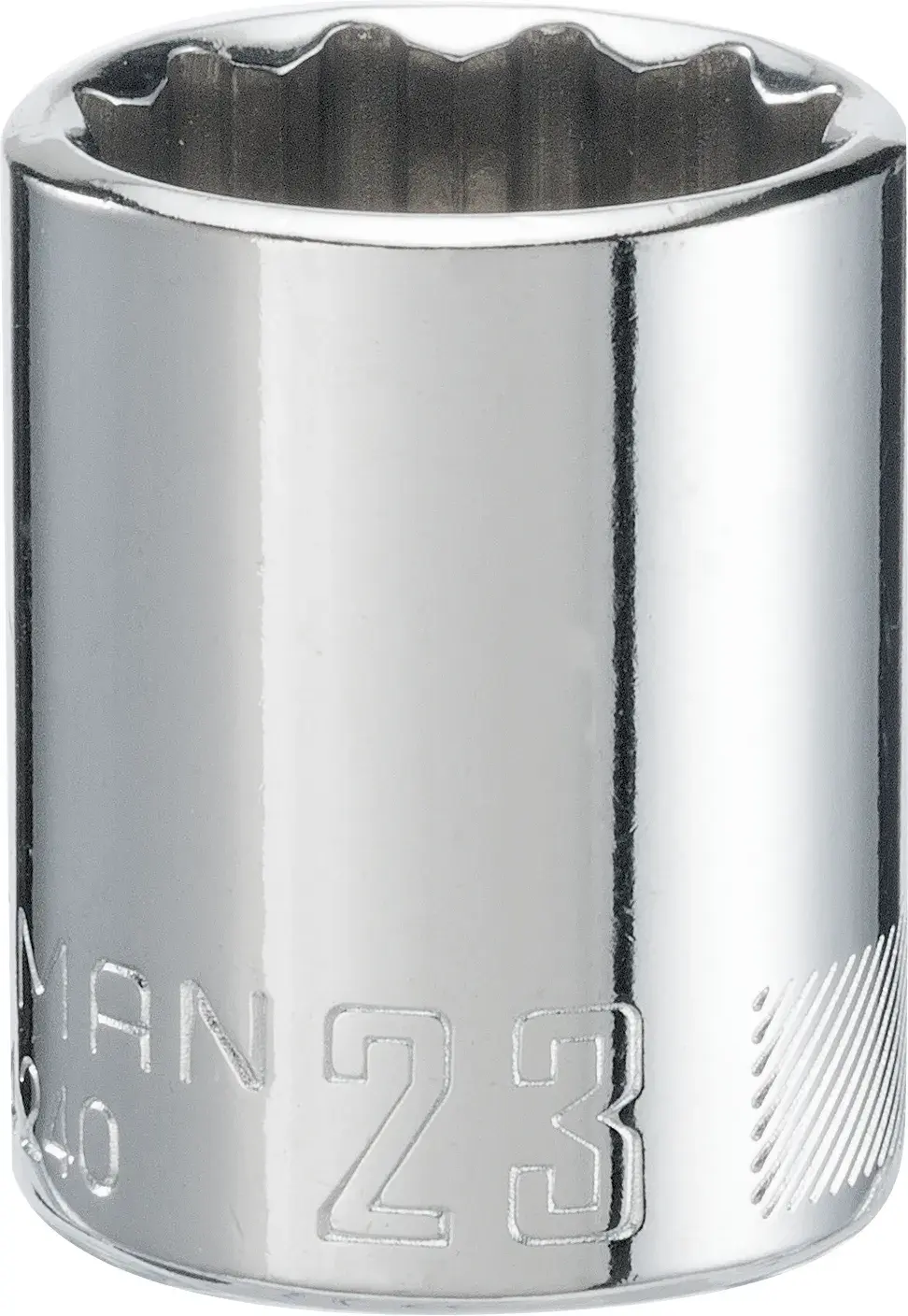 View of CRAFTSMAN Sockets: Shallow on white background