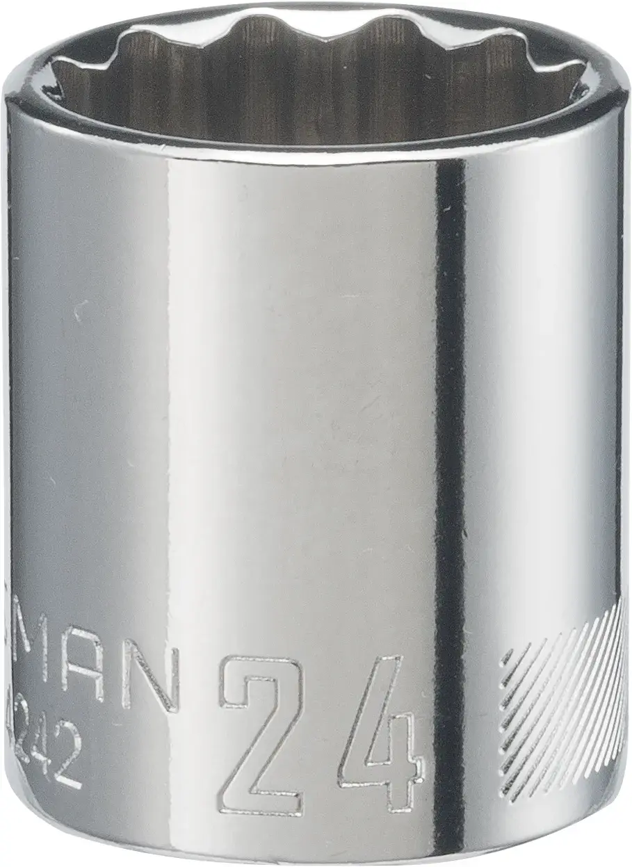 1/2-in Drive 4mm 12-Point Metric Shallow Socket