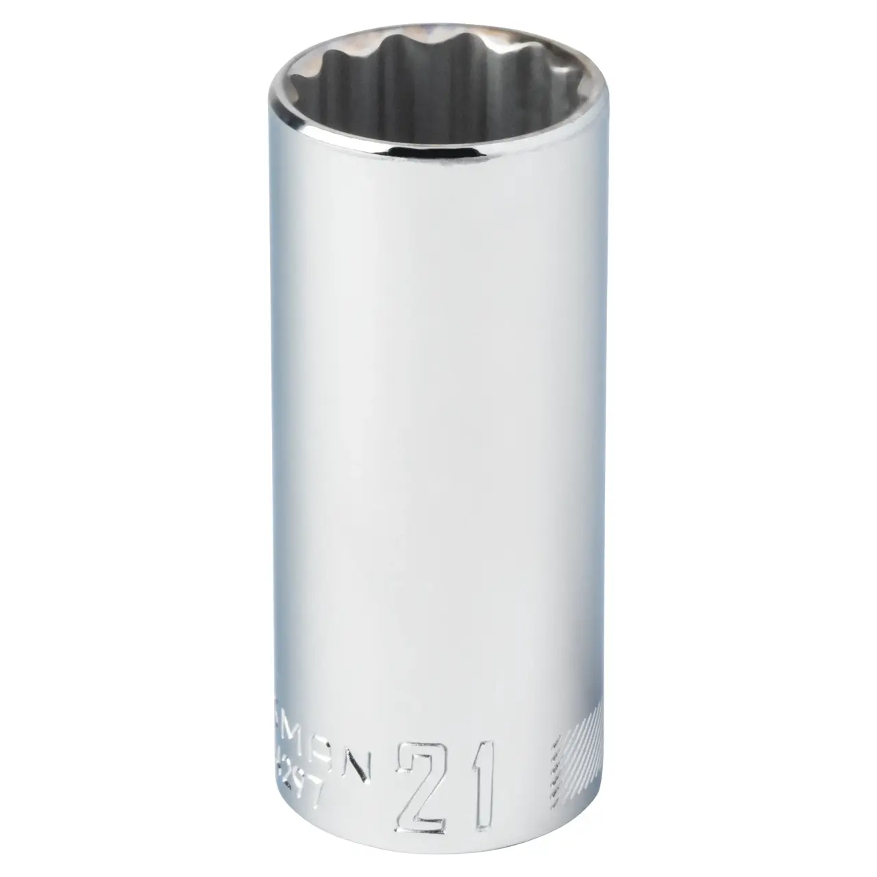 3/8-in Drive 21-mm 12-Point Metric Deep Socket