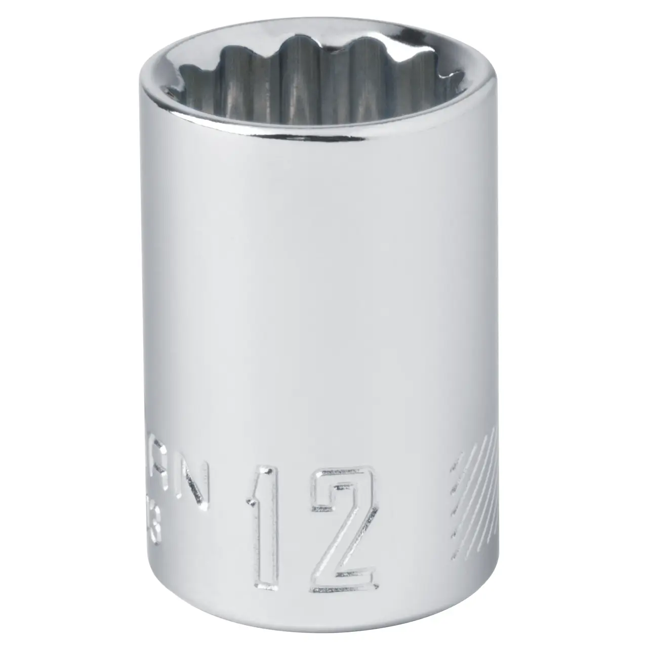 3/8-in Drive 12-mm 12-Point Metric Shallow Socket