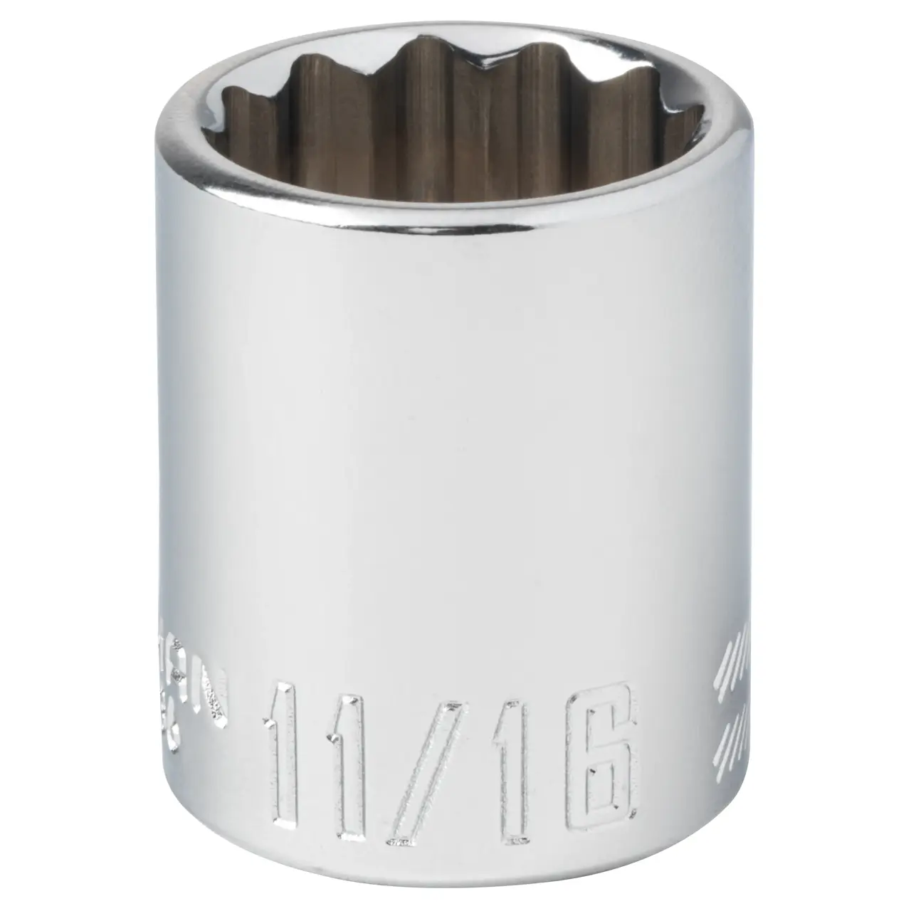 3/8-in Drive 11/16-in 12-Point Standard (SAE) Shallow Socket