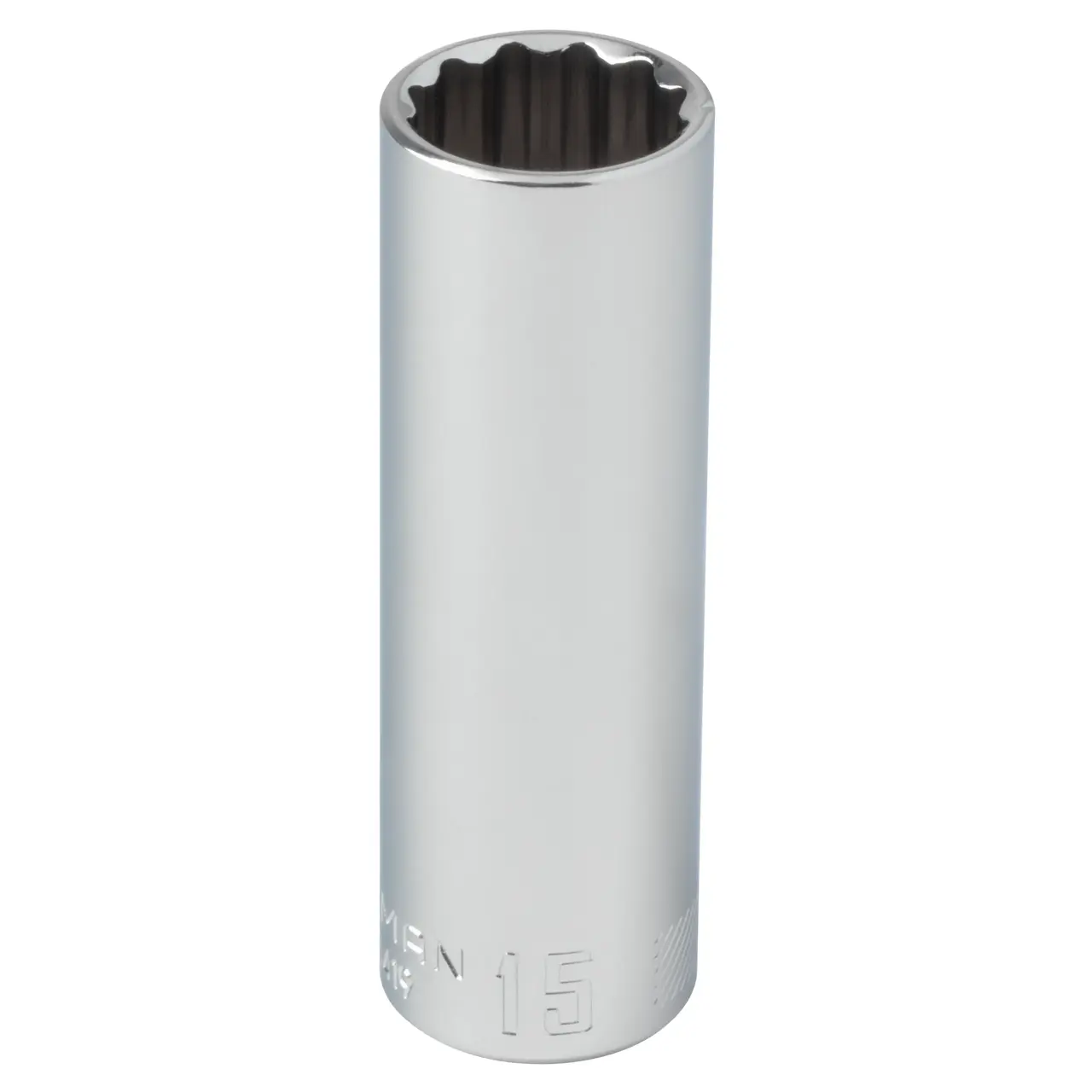 3/8-in Drive 15-mm 12-Point Metric Deep Socket