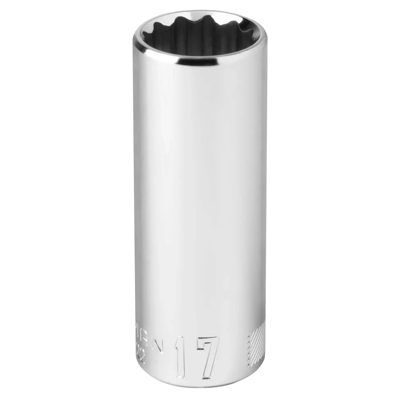 3/8-in Drive 17-mm 12-Point Metric Deep Socket