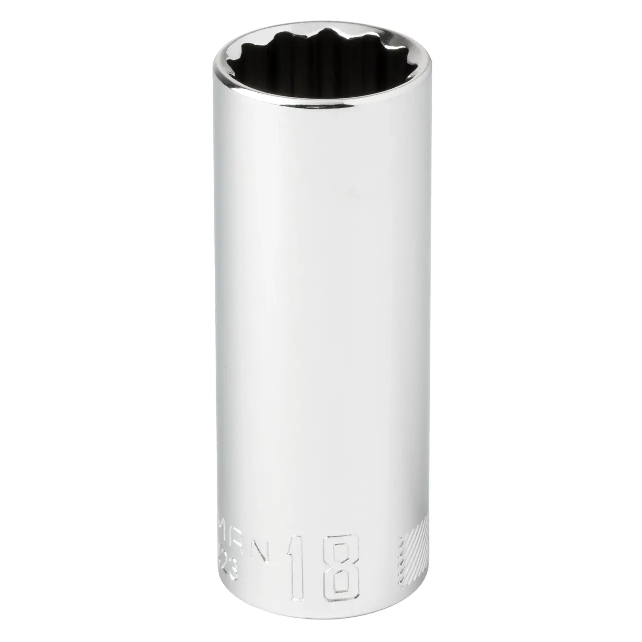 3/8-in Drive 18-mm 12-Point Metric Deep Socket