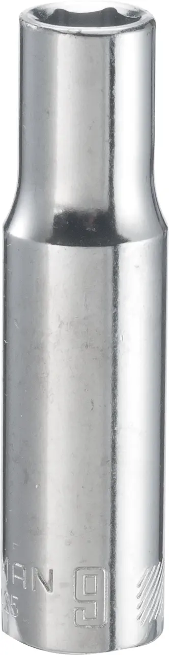 3/8-in Drive 9-mm 6-Point Metric Deep Socket