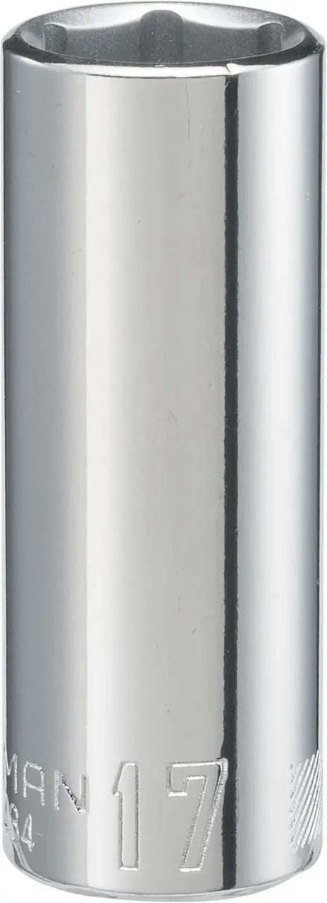 3/8-in Drive 17-mm 6-Point Metric Deep Socket