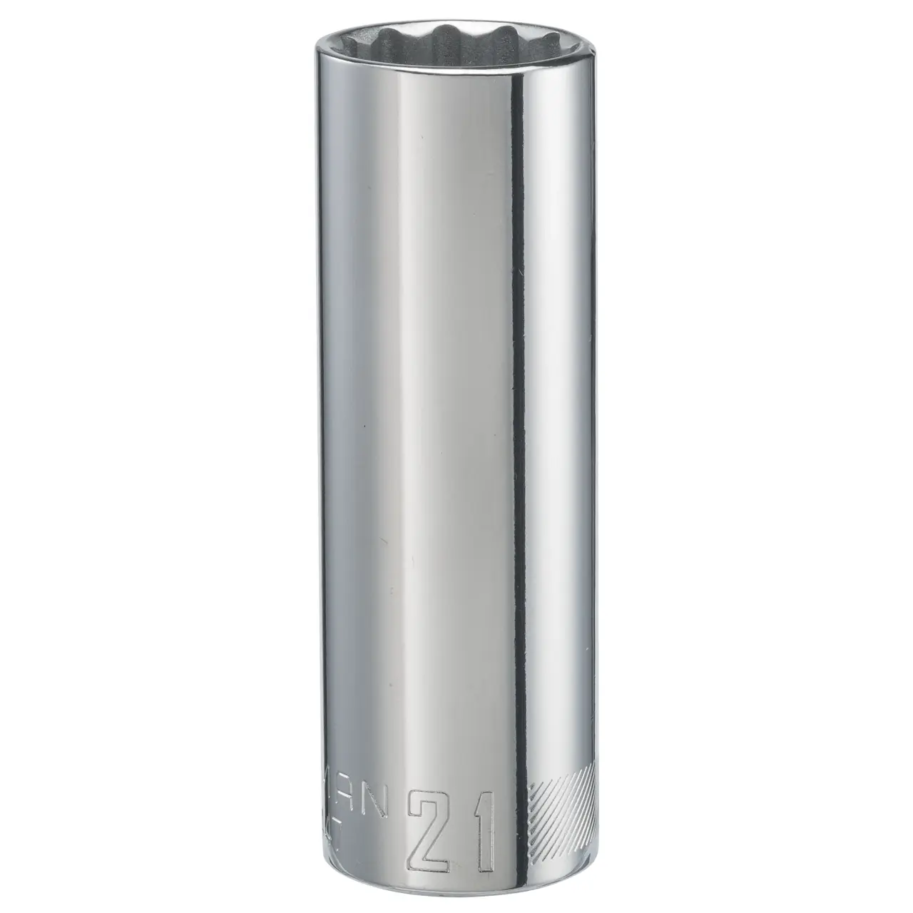 1/2-in Drive 21-mm 12-Point Metric Deep Socket
