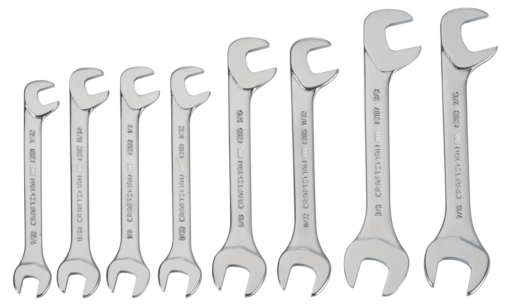 View of CRAFTSMAN Wrenches on white background