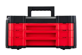 CRAFTSMAN VERSASTACK 242-Piece Standard (SAE) and Metric Polished Chrome Mechanics Tool Set with Hard Case Front View