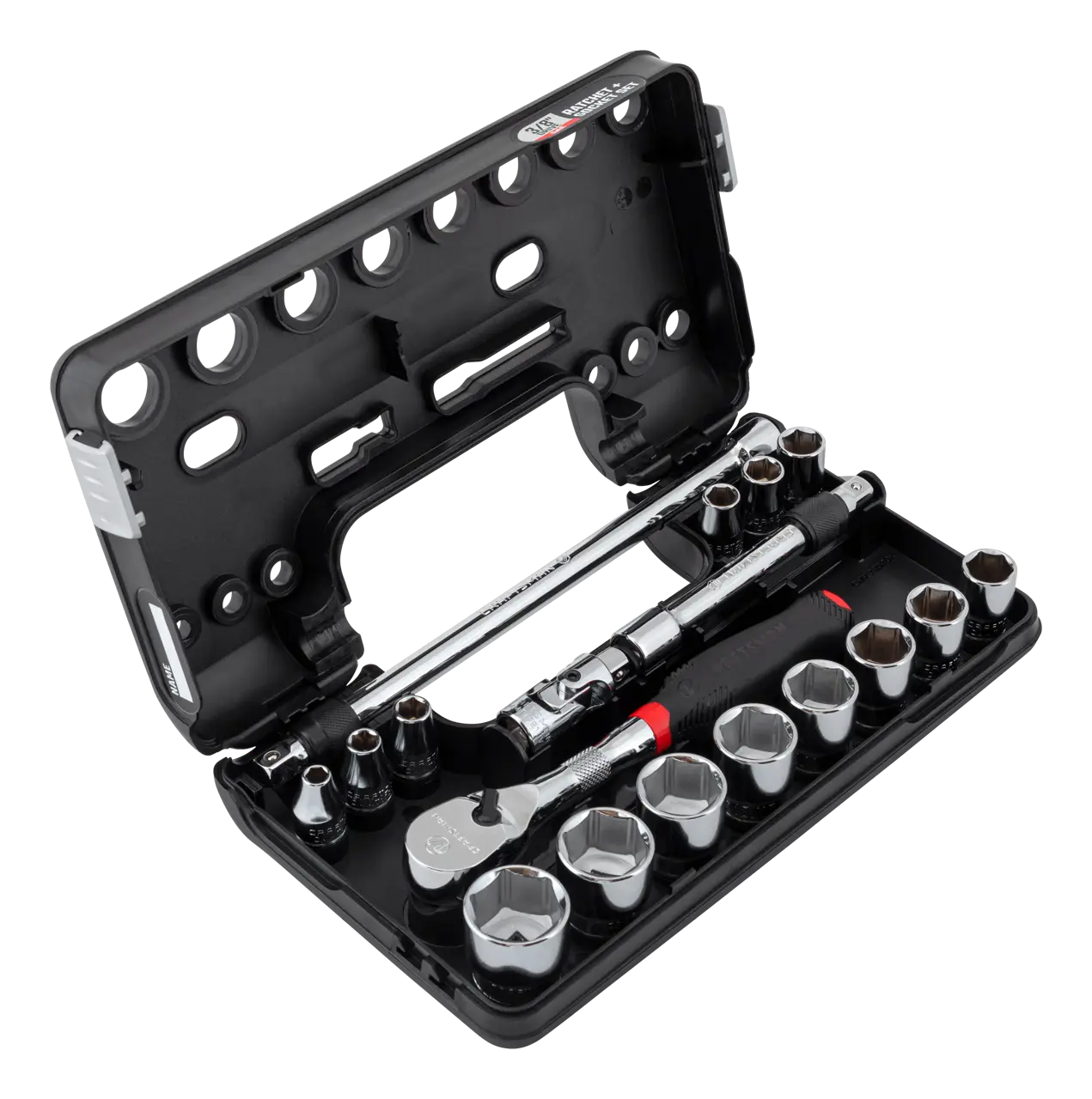 V-Series™ 3/8 in Drive SAE 6-Point Tool Set (18 pc)