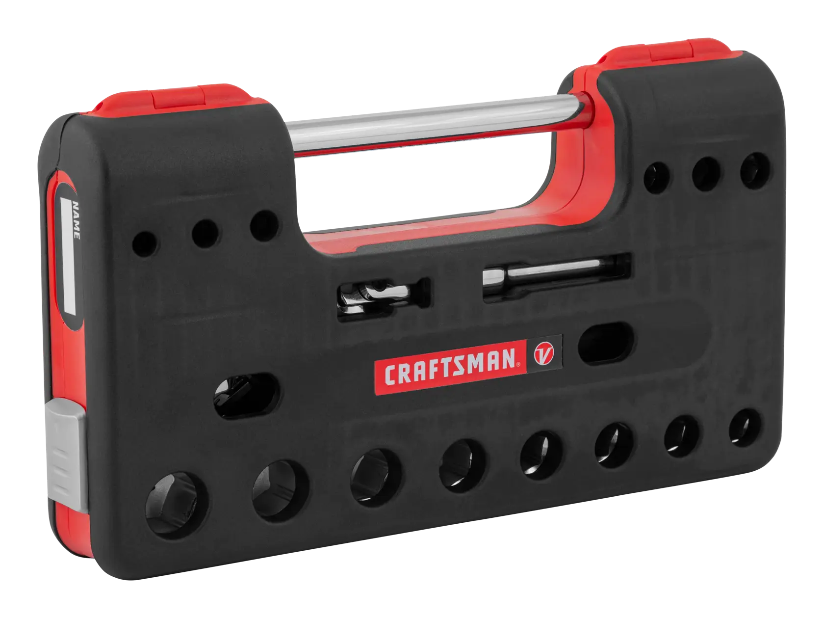 View of CRAFTSMAN Mechanics Tool Set on white background