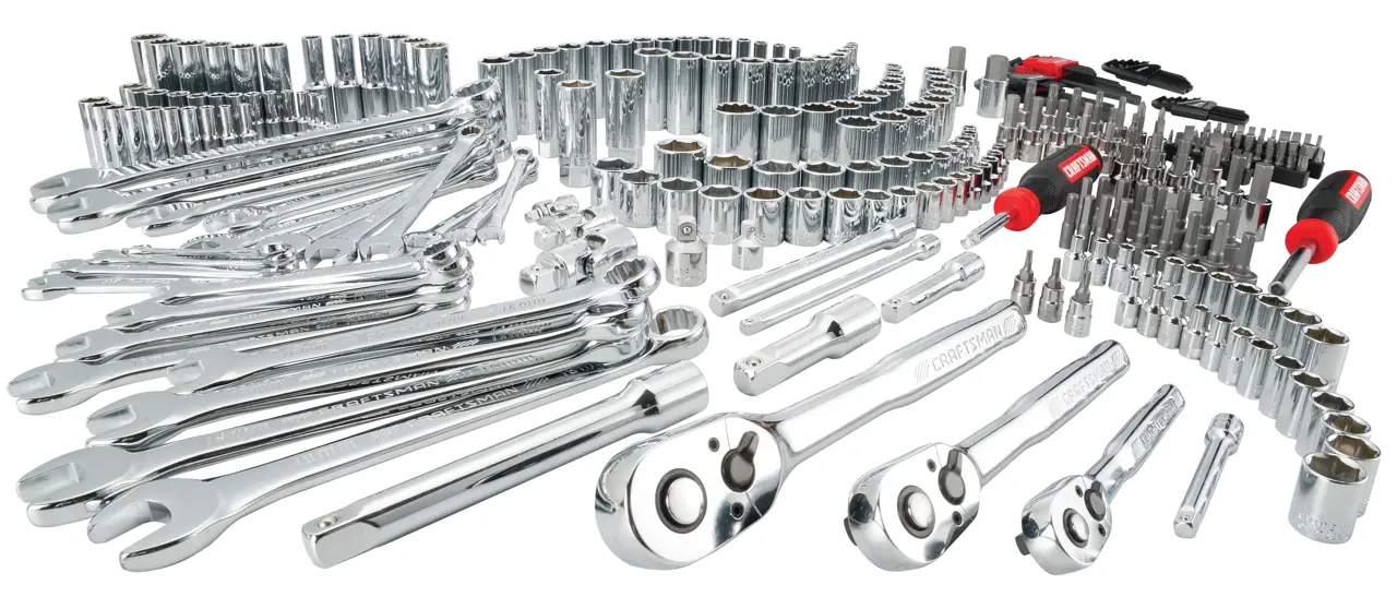 Standard (SAE) And Metric Mechanics Tool Set (308-Piece)