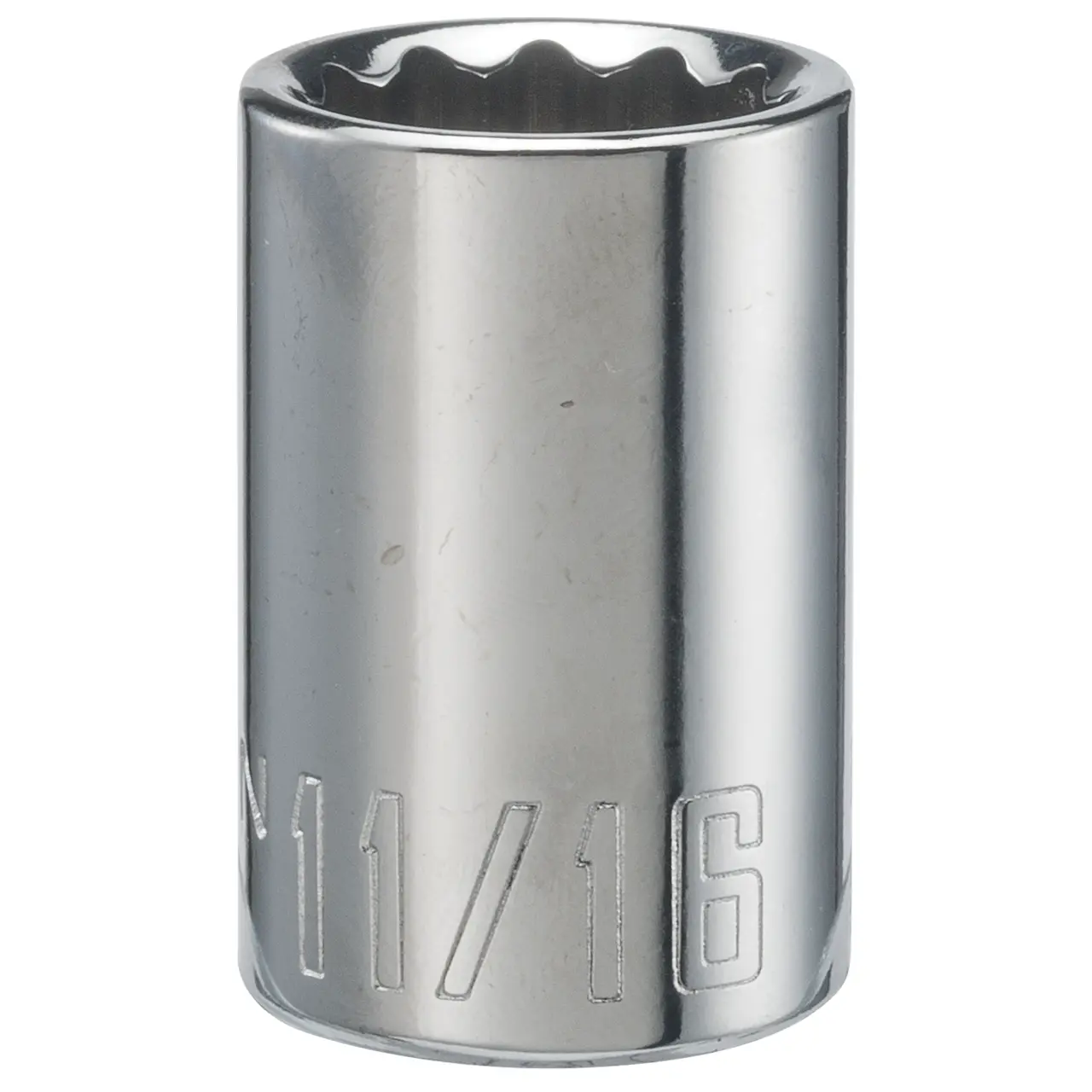 1/2-in Drive 11/16-in 12-Point Standard (SAE) Shallow Socket