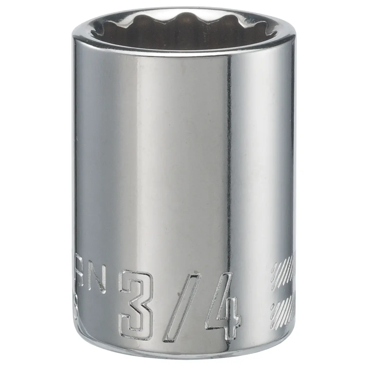 1/2-in Drive 3/4-in 12-Point Standard (SAE) Shallow Socket