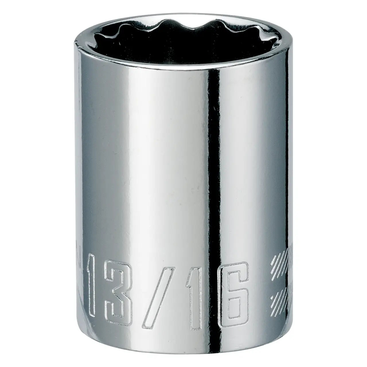 1/2-in Drive 13/16-in 12-Point Standard (SAE) Shallow Socket
