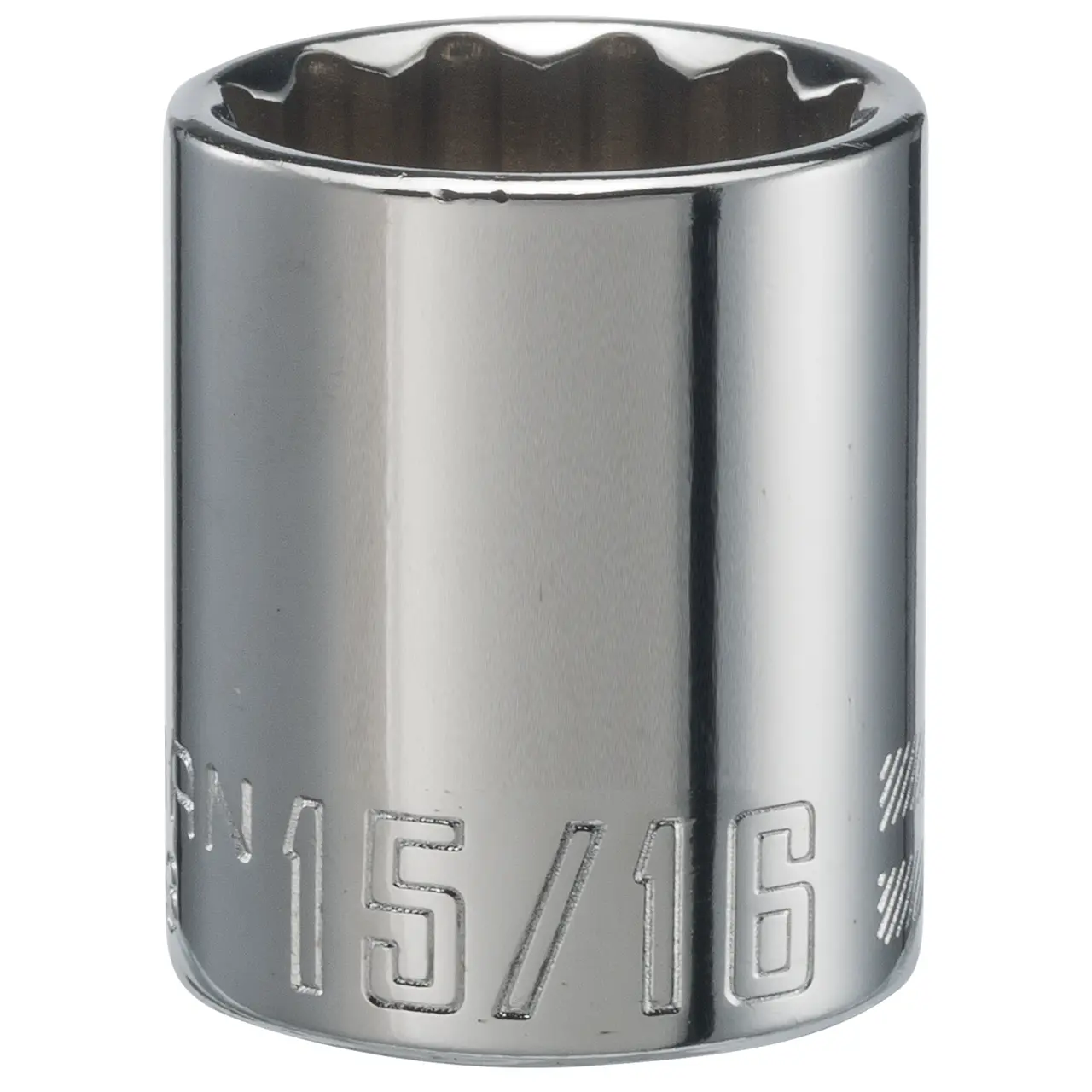 1/2-in Drive 15/16-in 12-Point Standard (SAE) Shallow Socket