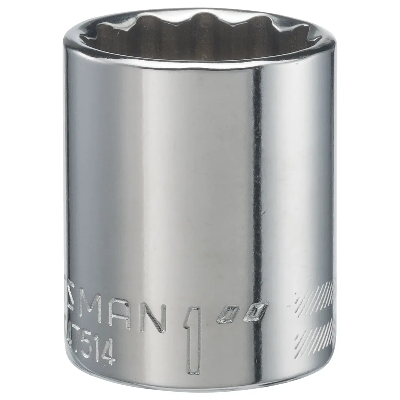 1/4-in Drive 1-in 12-Point Standard (SAE) Shallow Socket