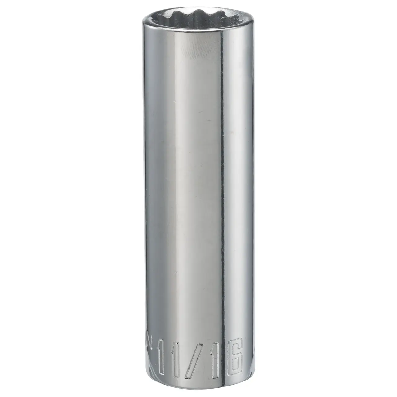 1/2-in Drive 11/16-in 12-Point Standard (SAE) Deep Socket