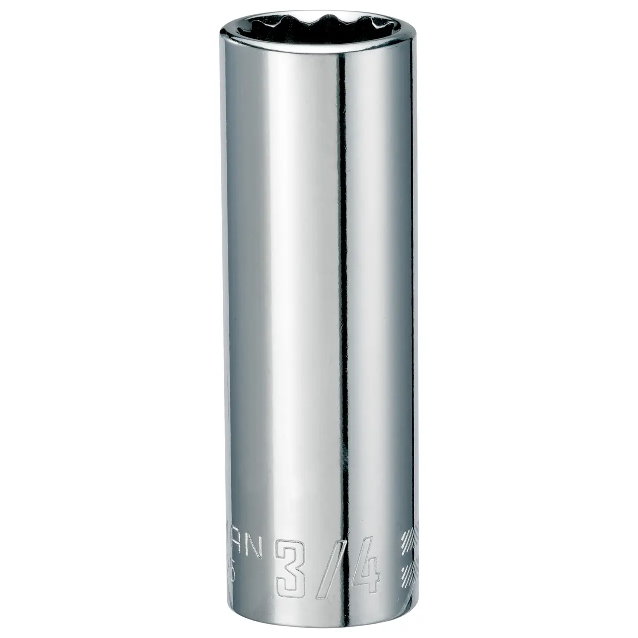 1/2-in Drive 3/4-in 12-Point Standard (SAE) Deep Socket