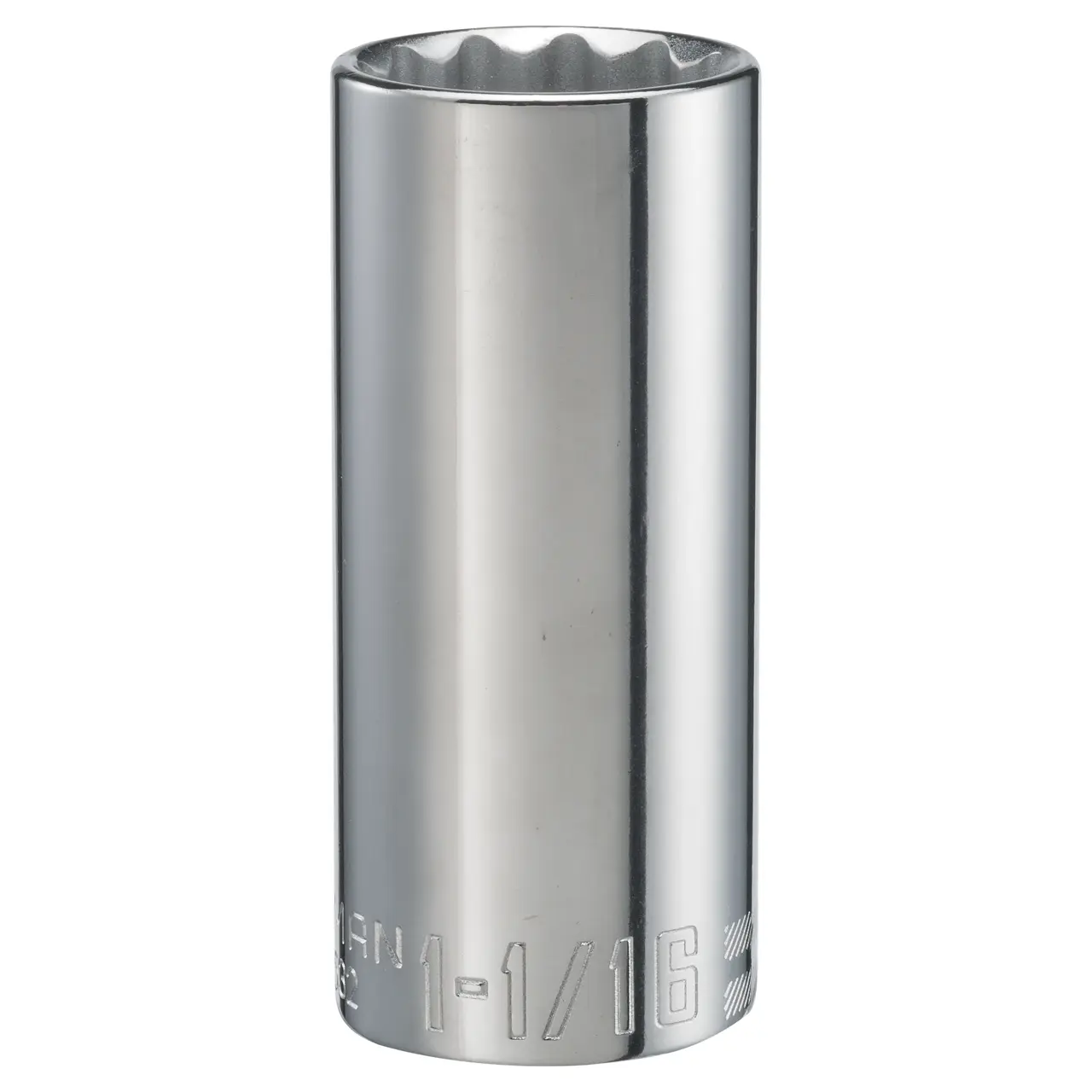 1/2-in Drive 1-1/16-in 12-Point Standard (SAE) Deep Socket