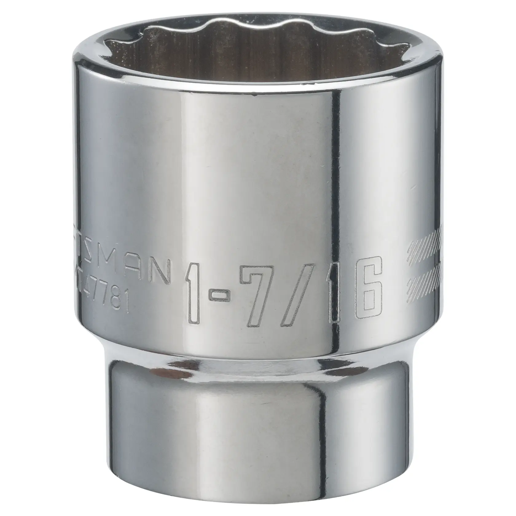 View of CRAFTSMAN Sockets: Shallow on white background