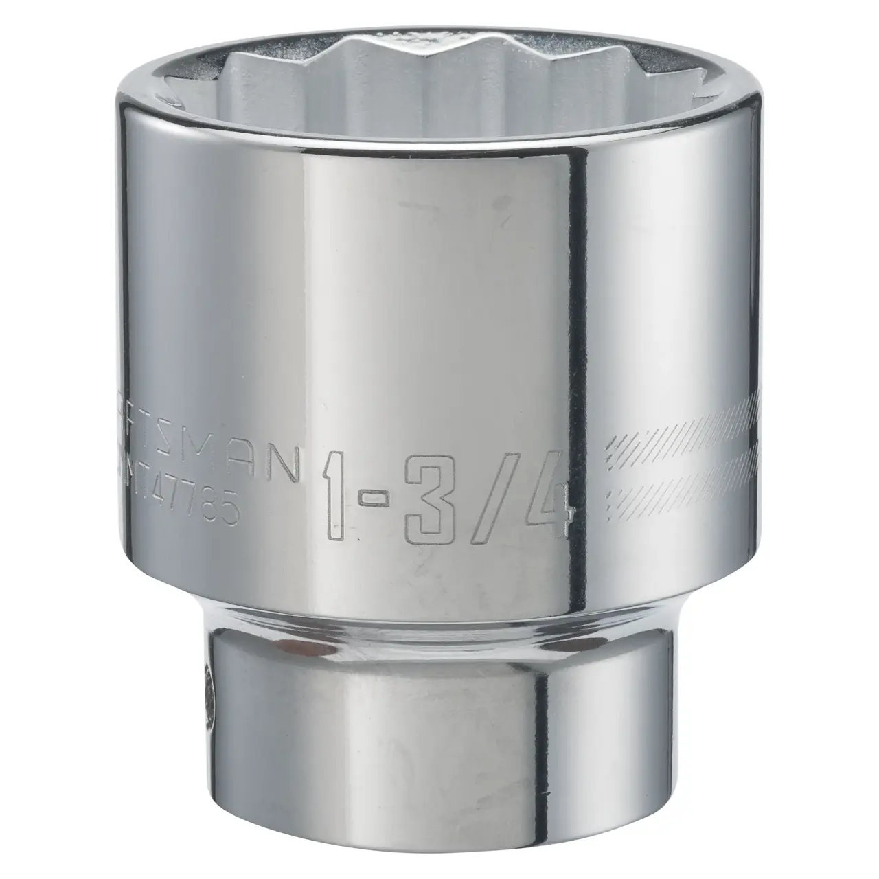 3/4-in Drive 1-3/4-in 12-Point Standard (SAE) Shallow Socket