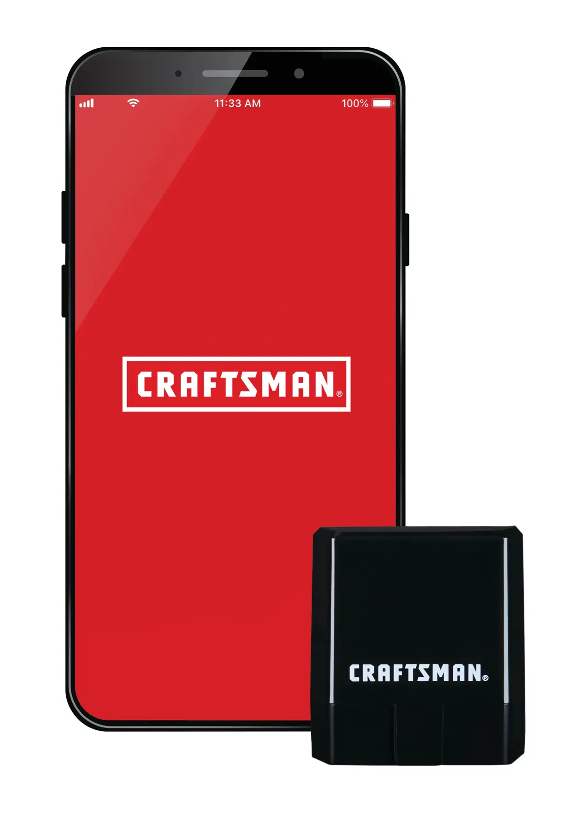 View of CRAFTSMAN Diagnostics on white background