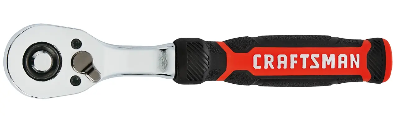 1/4-IN DRIVE 72 TOOTH BI-MATERIAL LOW PROFILE RATCHET