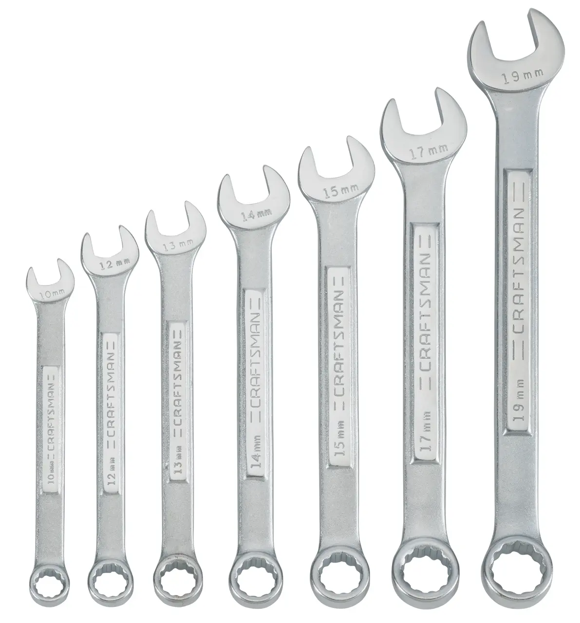 Metric Raised Panel Combination Wrench Set (7-Piece)