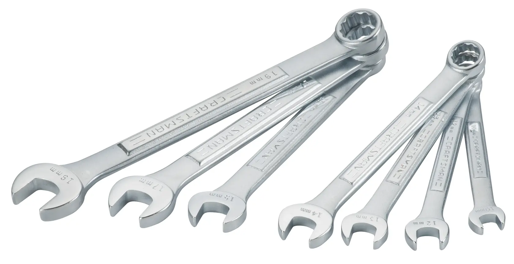 View of CRAFTSMAN Wrenches: Combination on white background