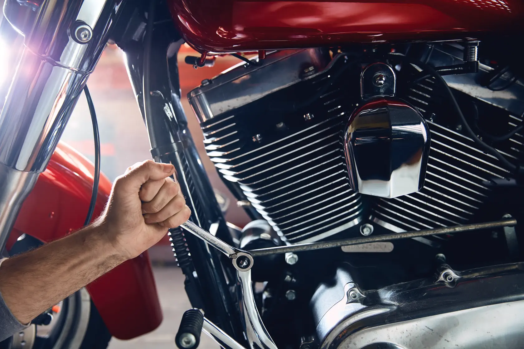 View of CRAFTSMAN Wrenches: Ratchet  being used by consumer