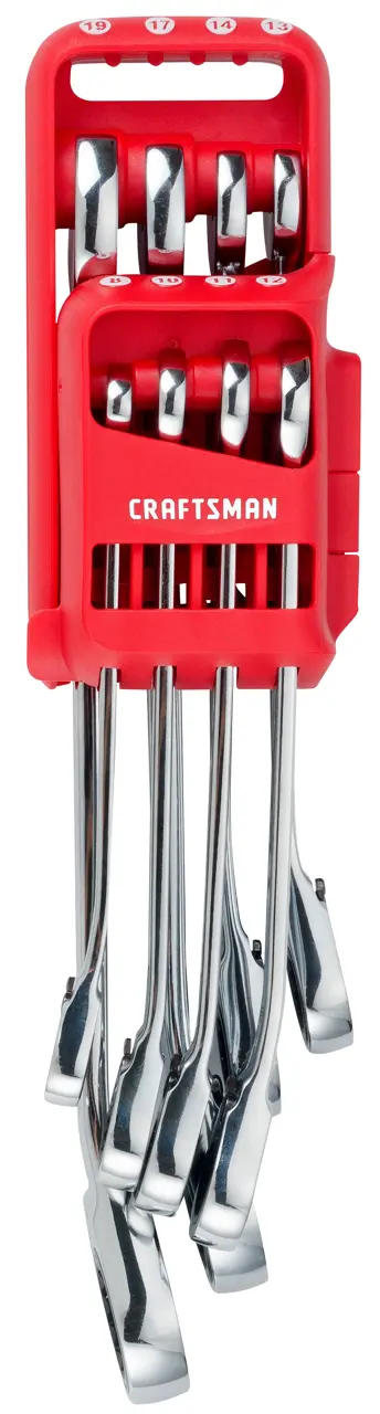 V-Series™ Metric Reversible Ratcheting Combination Wrench Set (8 pc)