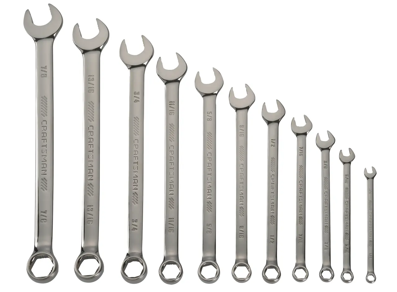 11pc OVERDRIVE SAE Wrench Set