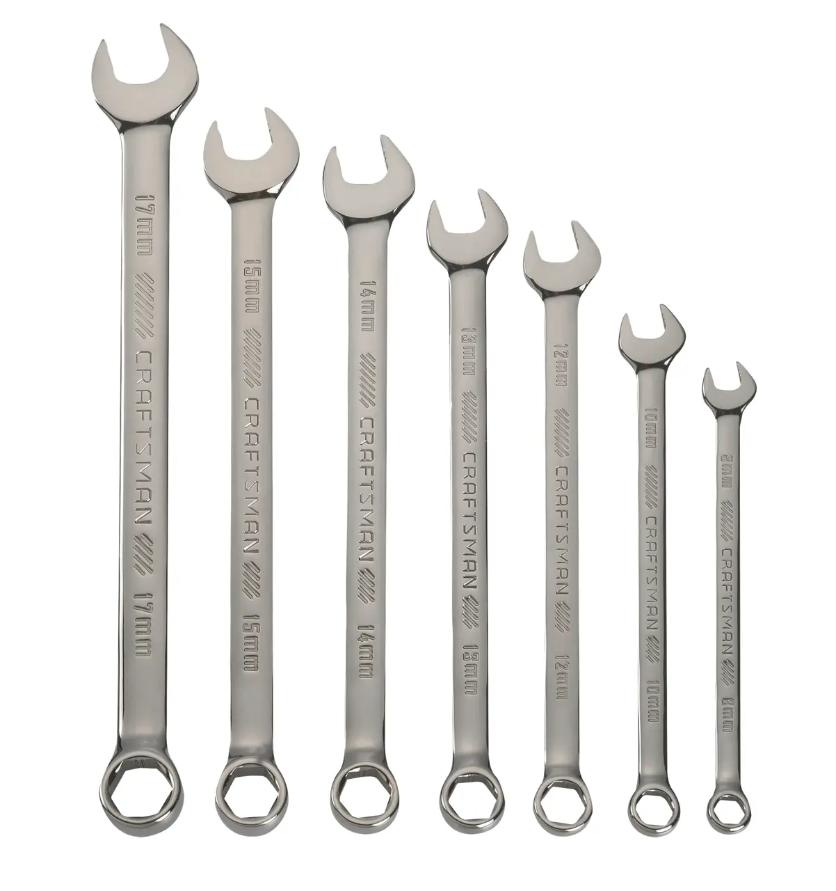 7pc OVERDRIVE MM Wrench Set