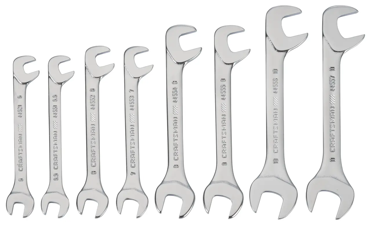 Metric Open End Ignition Wrench Set (8-Piece)
