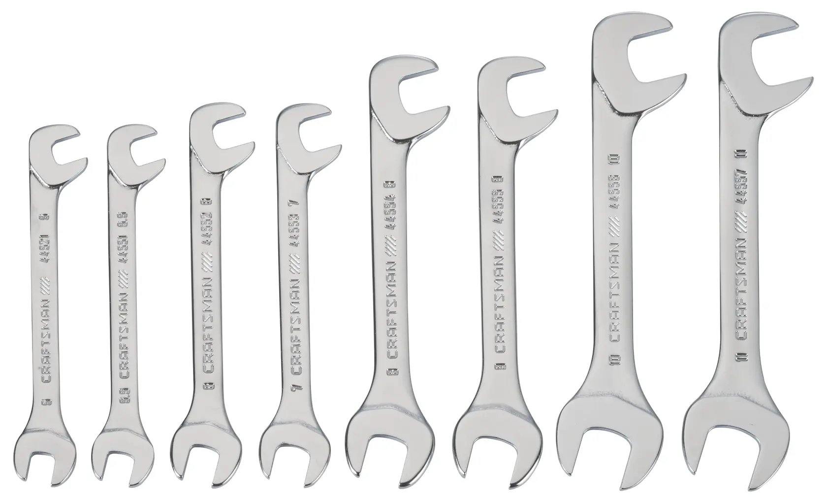 View of CRAFTSMAN Wrenches on white background