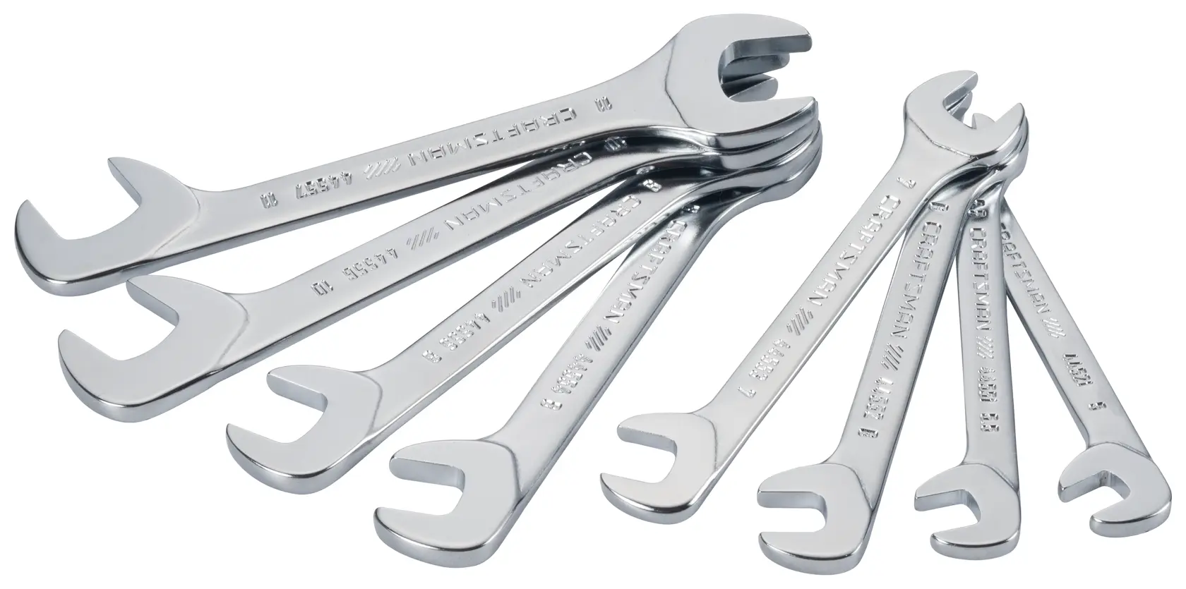 View of CRAFTSMAN Wrenches on white background