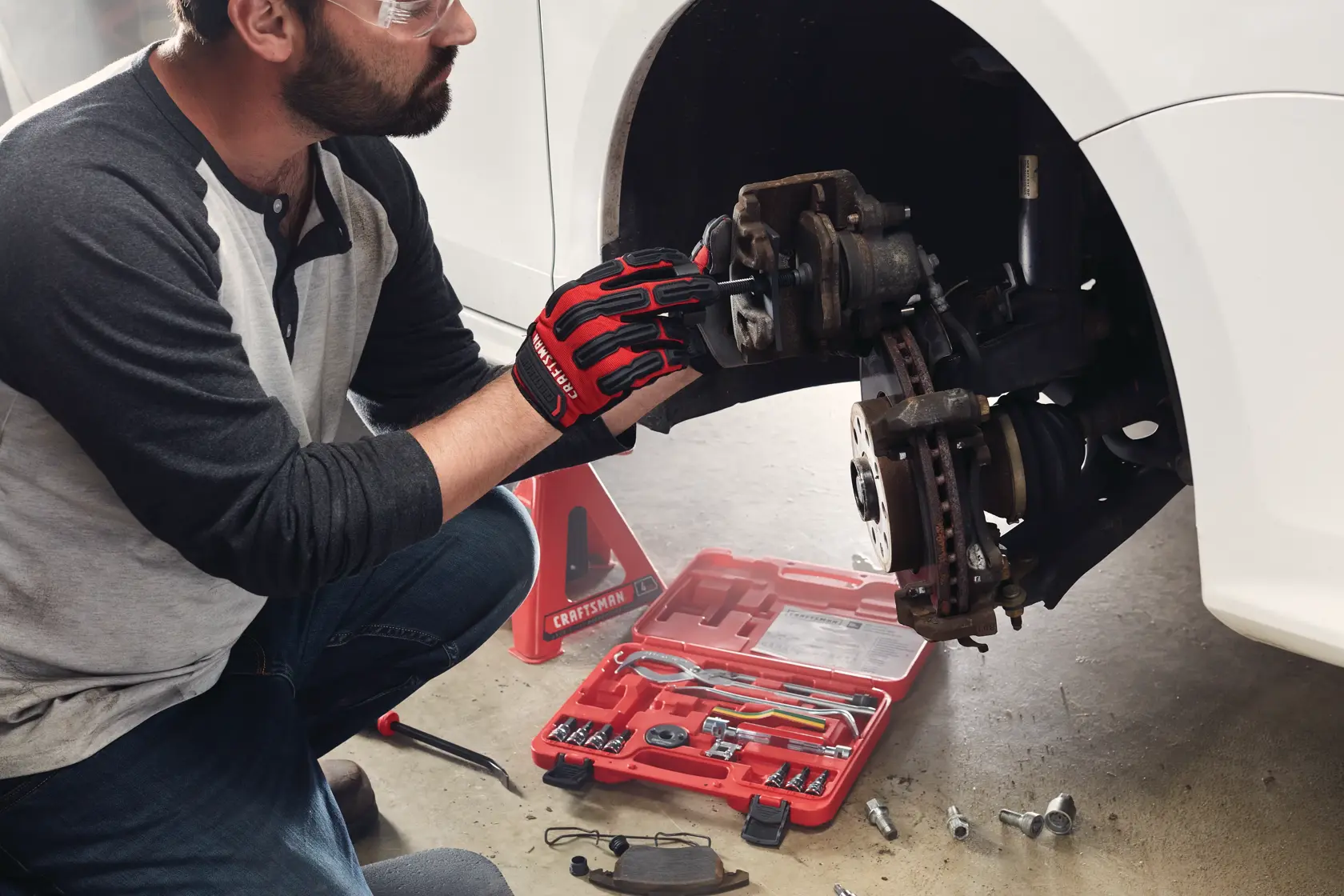 View of CRAFTSMAN Power Train being used by consumer