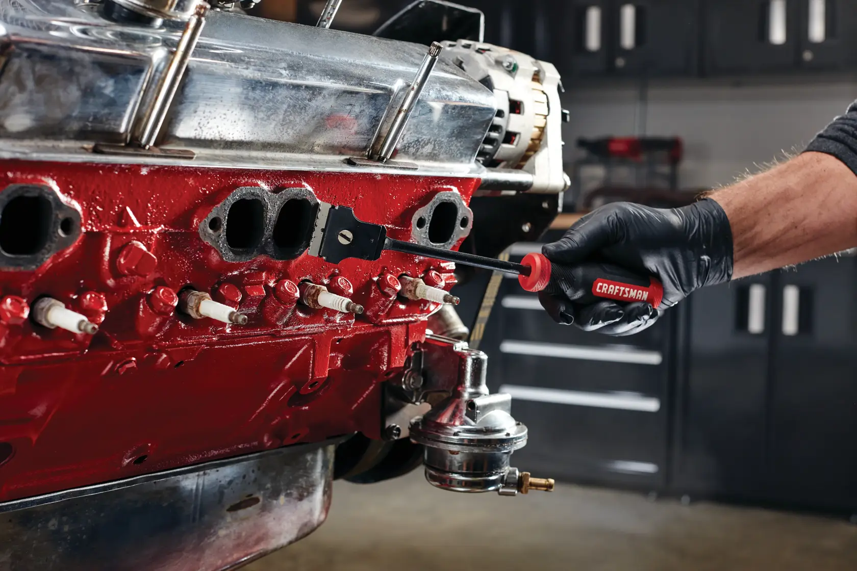 View of CRAFTSMAN Knives & Blades: Knives: Specialty being used by consumer