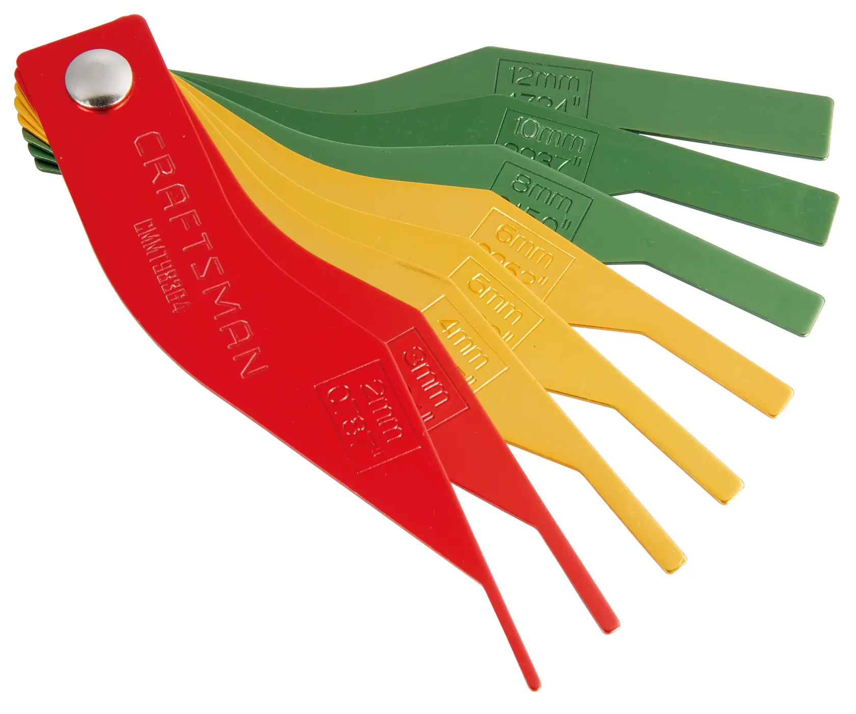 Brake Pad Thickness Gauge on white background