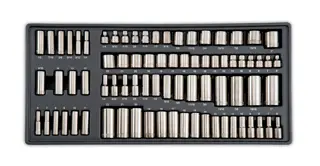 View of CRAFTSMAN Sockets: Set on white background