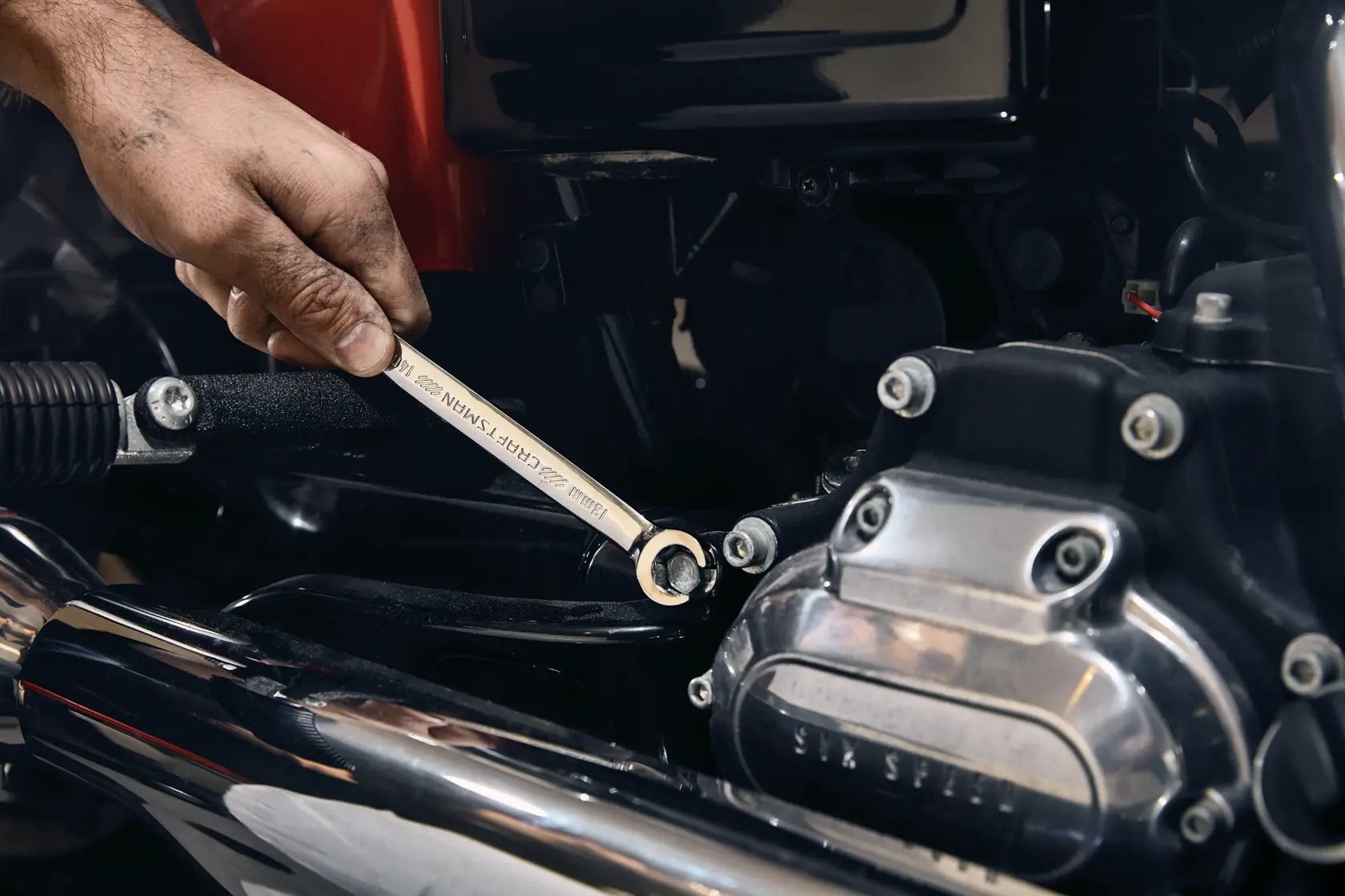 View of CRAFTSMAN Wrenches: Flare Nut  being used by consumer