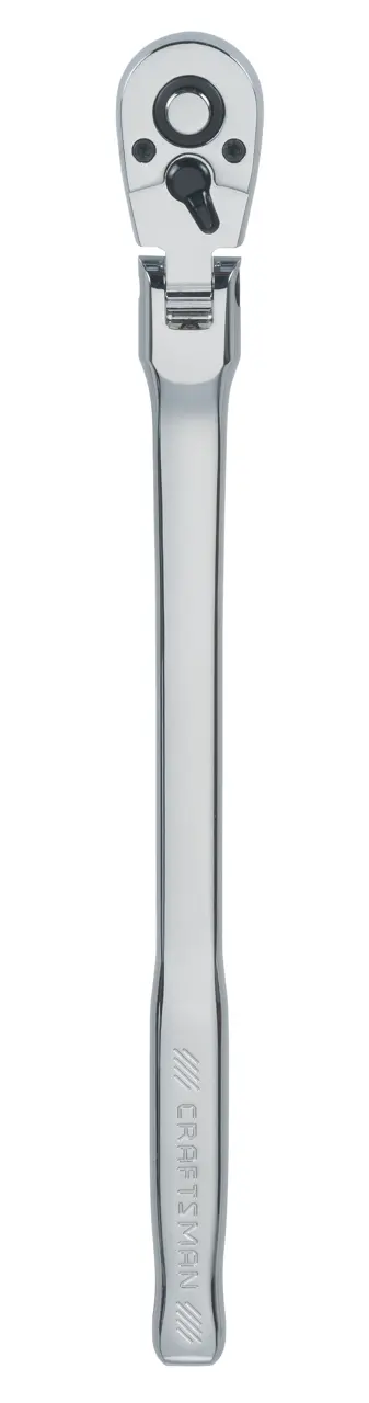 3/8-in Drive 36 Tooth Long-Handle Flex Head Ratchet