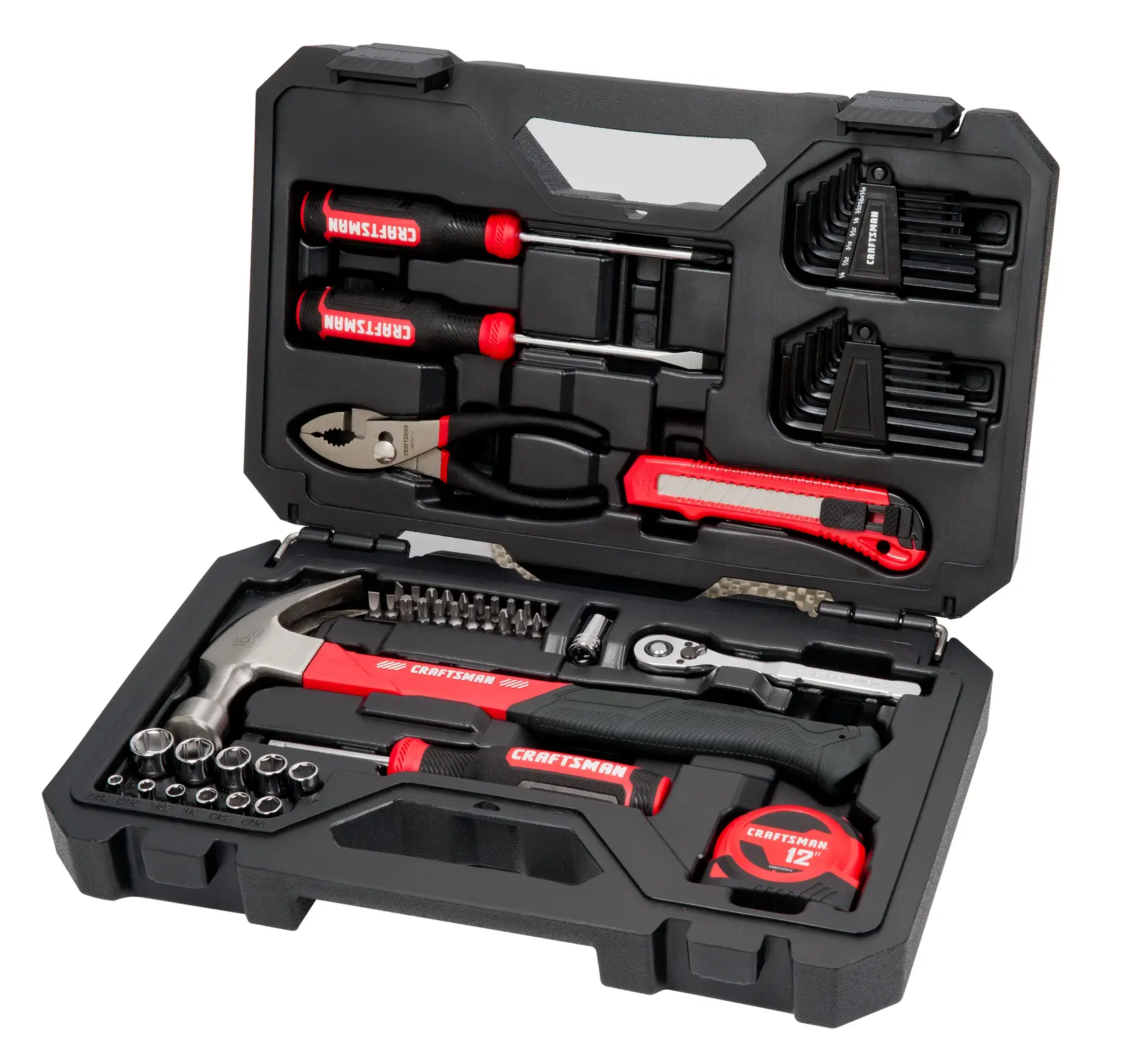 CRAFTSMAN 57 Piece Mechanics Tool Set in case