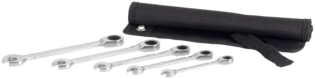 Standard (SAE) Ratcheting Wrench Set (5-Piece)