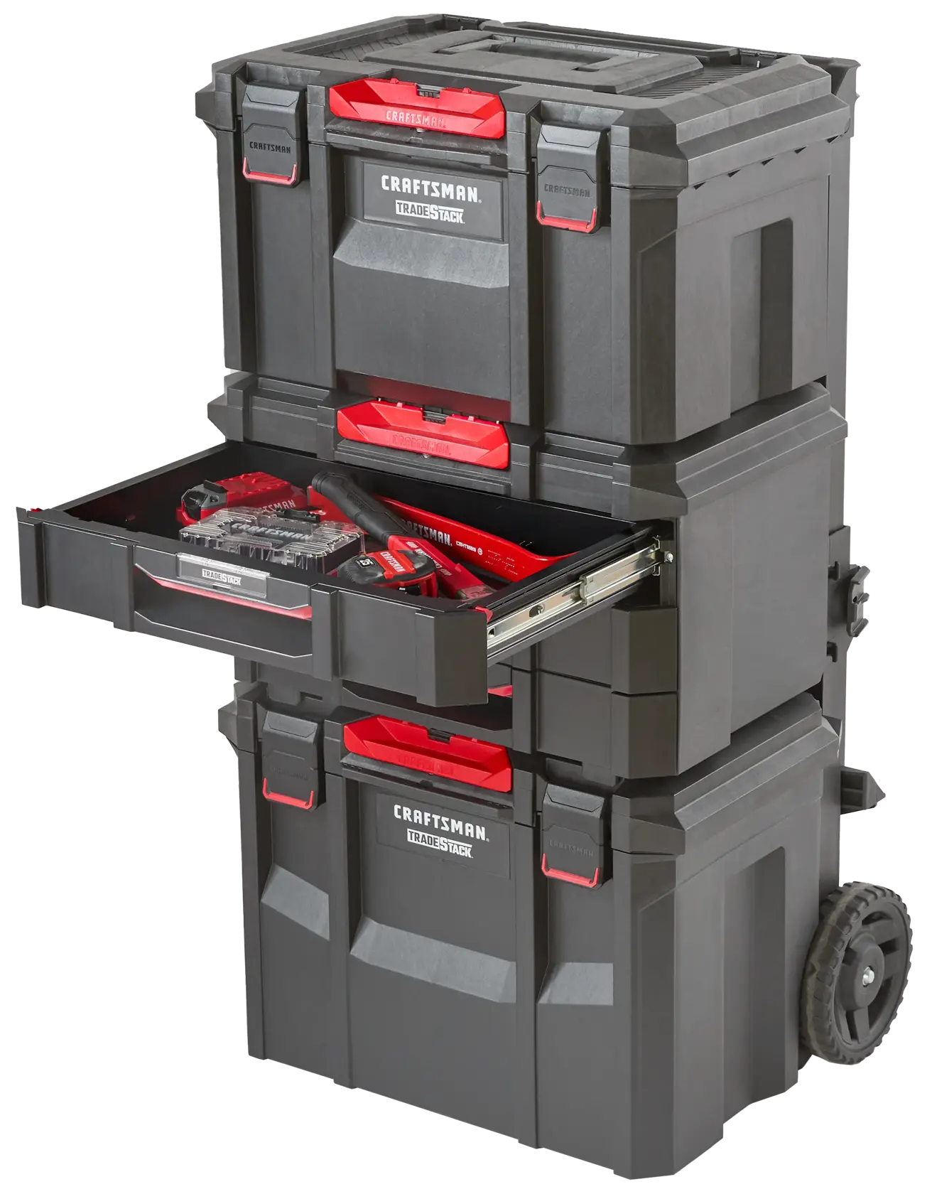 ools in CRAFTSMAN TRADESTACK Portable Storage Unit