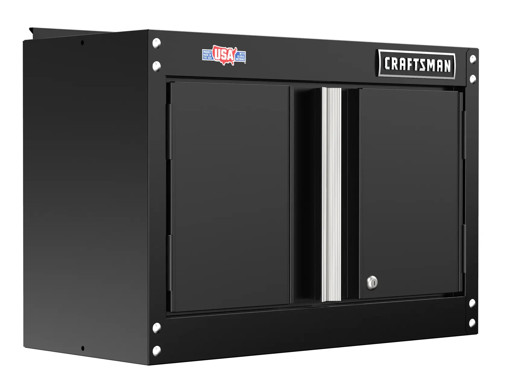 CRAFTSMAN 28-in wide by 18-in high storage wall cabinet angled right view