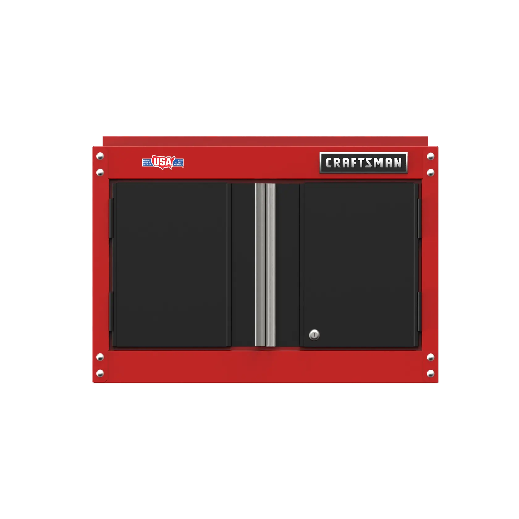 Face on image of product with doors fully closed