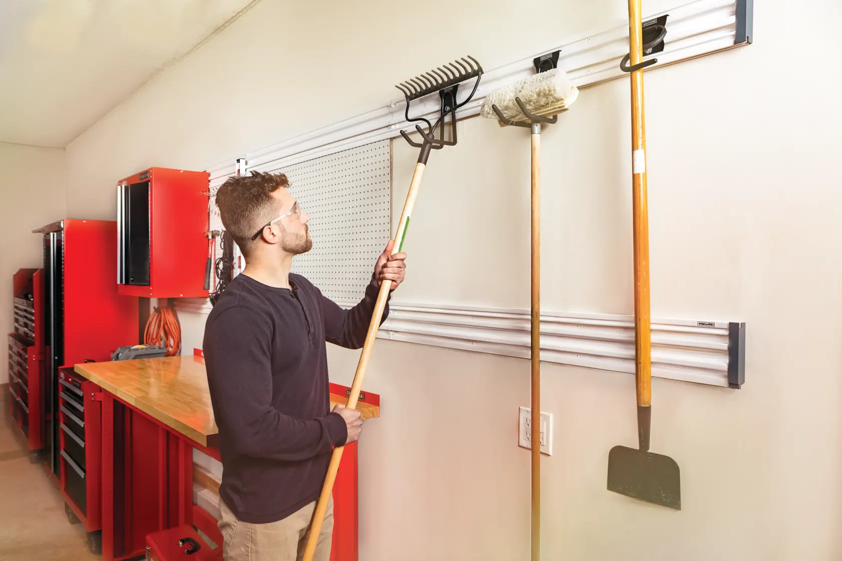 View of CRAFTSMAN Accessories: Metal Storage  being used by consumer