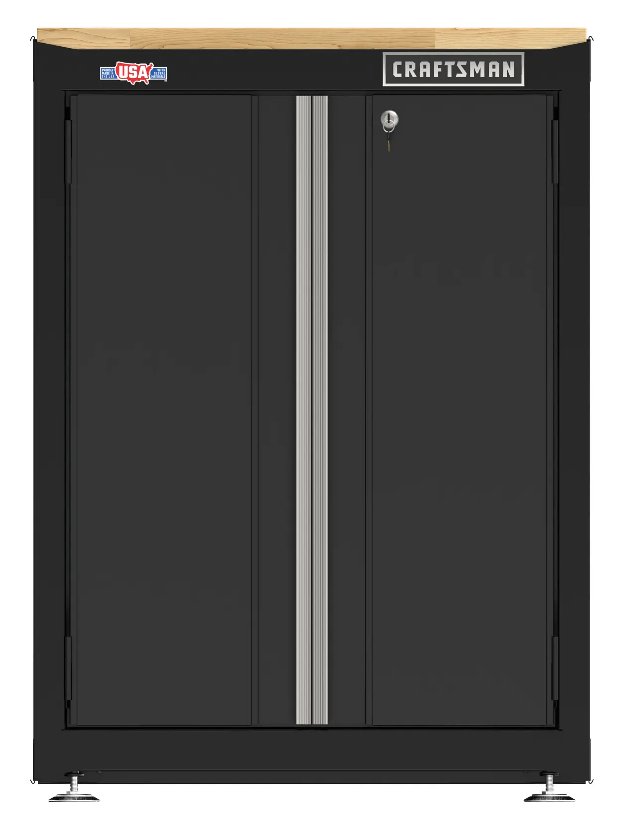 CRAFTSMAN 26.5-in wide 2-door base cabinet straight forward view